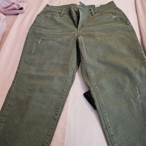 Time & True Cropped Jeans